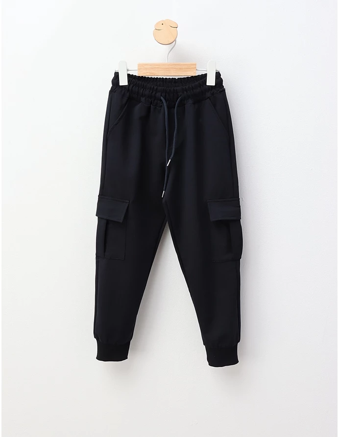 Pantaloni de trening Oliver bleumarin picture - 2