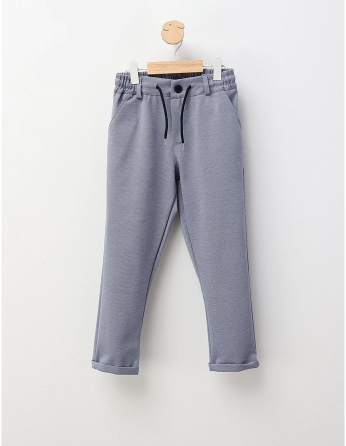 Pantaloni eleganti Rafael albastru picture - 2