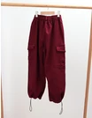 Pantaloni imblaniti, Cargo Ainck Tactics, burgundy picture - 3