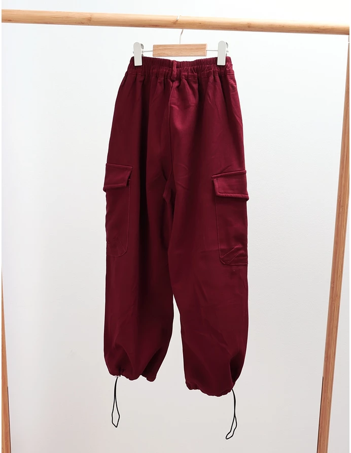Pantaloni imblaniti, Cargo Ainck Tactics, burgundy picture - 3