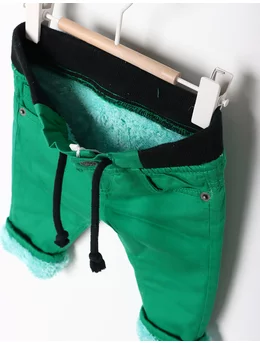 Pantaloni imblaniti ERKEK model verde 2