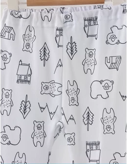 Pantaloni imprimati wild M153 2