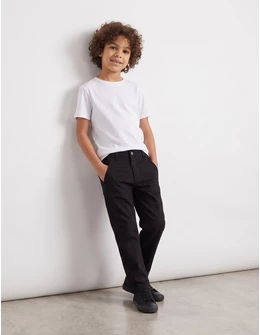 Pantaloni tercot Sergiu negru