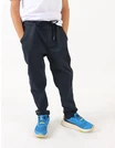 Pantaloni tercot uniforma slim, bleumarin picture - 1