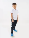 Pantaloni tercot uniforma slim, bleumarin picture - 3