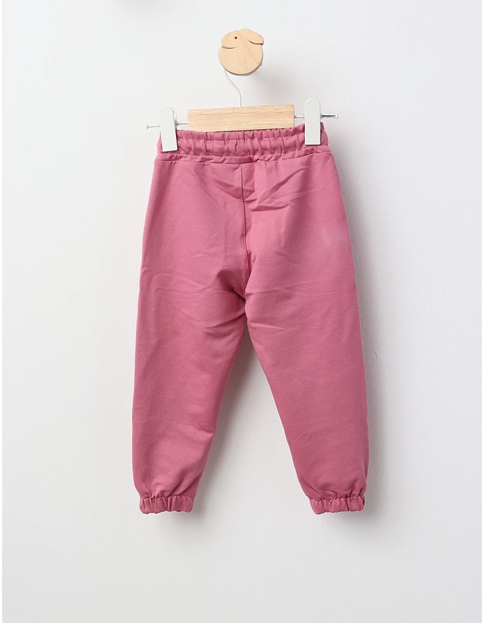 Pantaloni trening ENJOY THE VIBES roz pal picture - 3