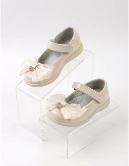 Pantofi Apawwa cu organza, eleganti crem