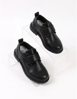 Pantofi eleganti baieti Apawwa negru