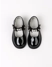 Pantofi perle Olivia negru picture - 2
