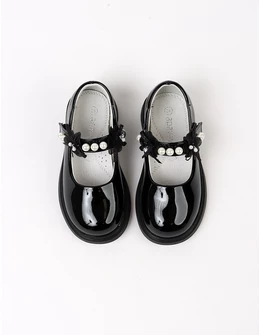 Pantofi perle Olivia negru