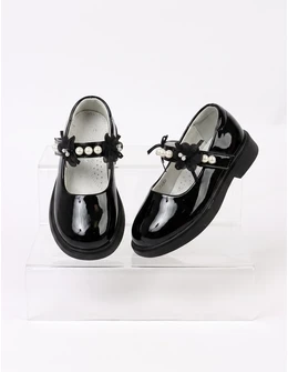 Pantofi perle Olivia negru