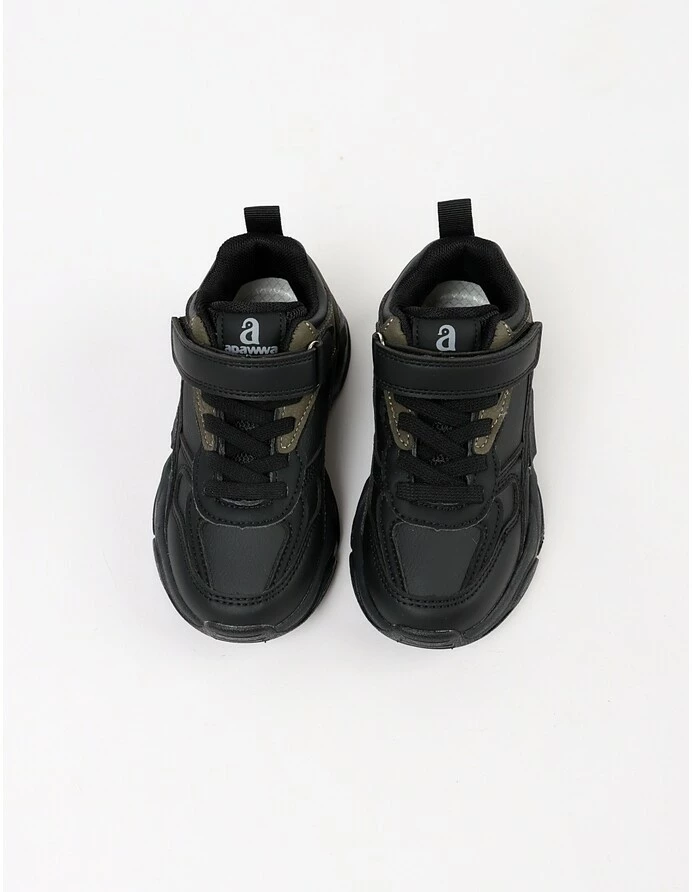 Pantofi sport Apawwa Rodrigo negru-kaki picture - 4