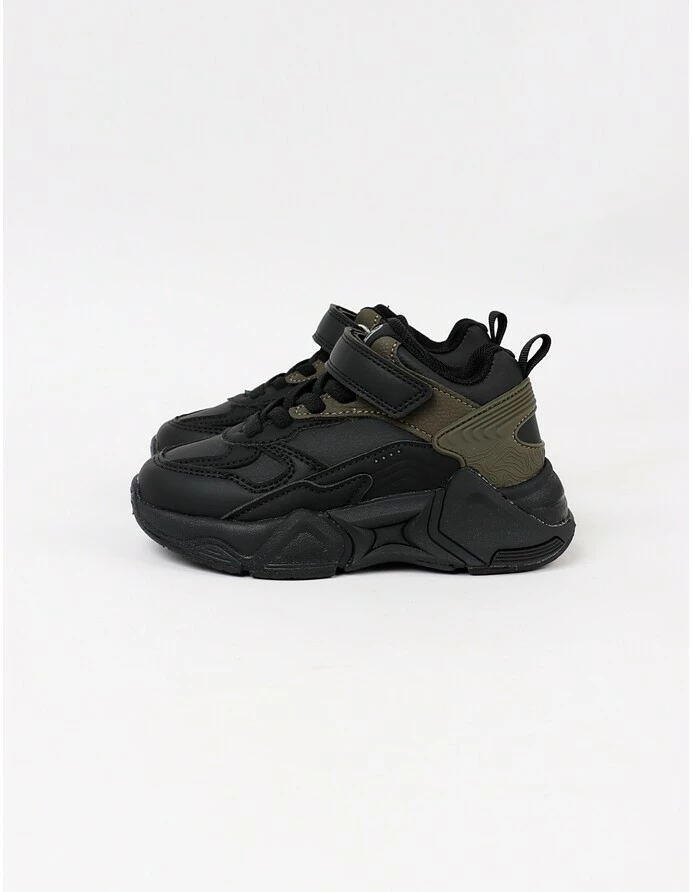 Pantofi sport Apawwa Rodrigo negru-kaki picture - 6