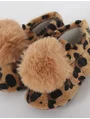 Pantofiori ciucuras-franjuri leopard 2