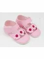 Pantofiori eleganti fetite cu floricele model roz 1