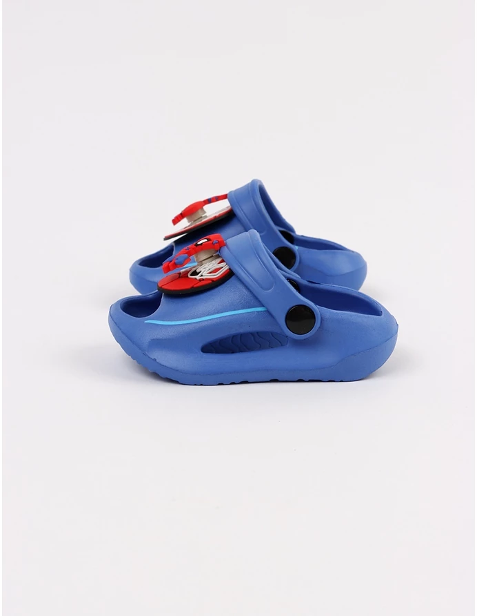 Papuci spuma Jibbtz rotativ Spider-Man, albastru picture - 5