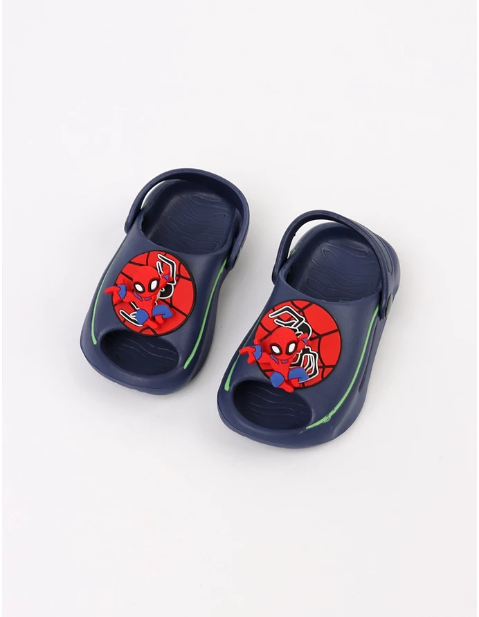 Papuci spuma Jibbtz rotativ Spider-Man, bleumarin picture - 3