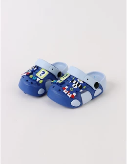 Papuci spuma usori Cute ursulet albastru-bleu