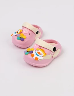 Papuci spuma usori Jibbtz Duck, roz