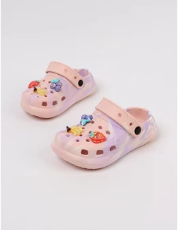 Papuci spuma usori Jibbtz Fruit, corai