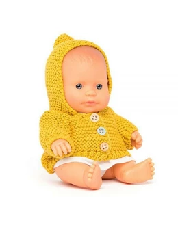 Papusa bebelus educativa 21 cm - Fetita caucaziana 2