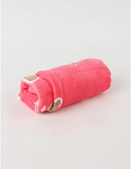 Patura cocolino imprimeuri roz ursuleti