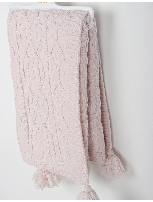 Patura coset lana model roz