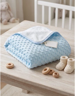Patura Minky+cocolino, blue