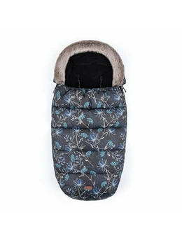 Petite&Mars - Sac de iarna impermeabil Comfy, 4 in 1, Cu blanita si interior din fleece, Universal, Pentru carucior, 100 x 55 cm, Albastru 1