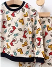 Pijama bbc ML, Astro-Dino, crem-rosu picture - 2