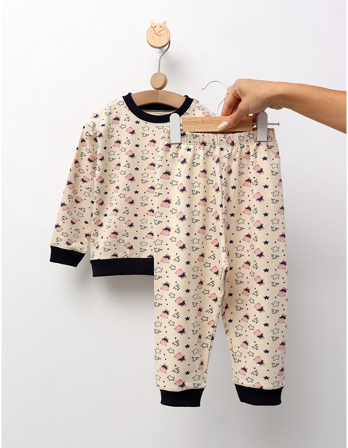 Pijama bbc ML, Just Love, bleumarin-crem picture - 3