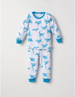 Pijama bbc ML Romania Dino turcoaz