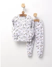 Pijama bbc ML Romania, Sweet Friends, alb-crem picture - 1
