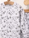 Pijama bbc ML Romania, Sweet Friends, alb-gri picture - 2
