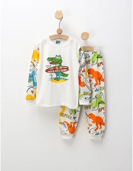 Pijama Catch The Waves, alb