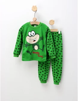 Pijama Happy Cool Frog, verde