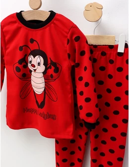 Pijama Happy Cool LadyBug, rosu