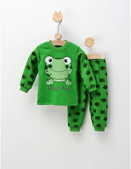 Pijama Happy Frog, verde