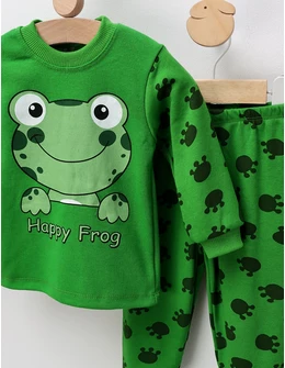 Pijama Happy Frog, verde