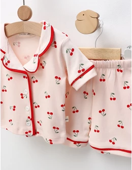 Pijama MS, Cu Ciresele, corai-rosu