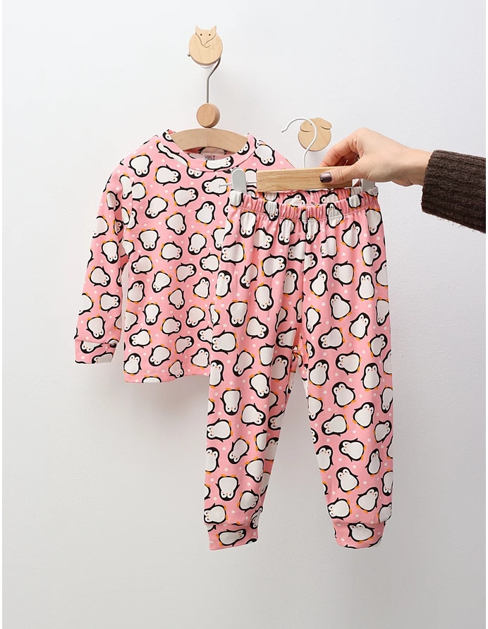 Pijama Pinguini Regali, model roz picture - 3
