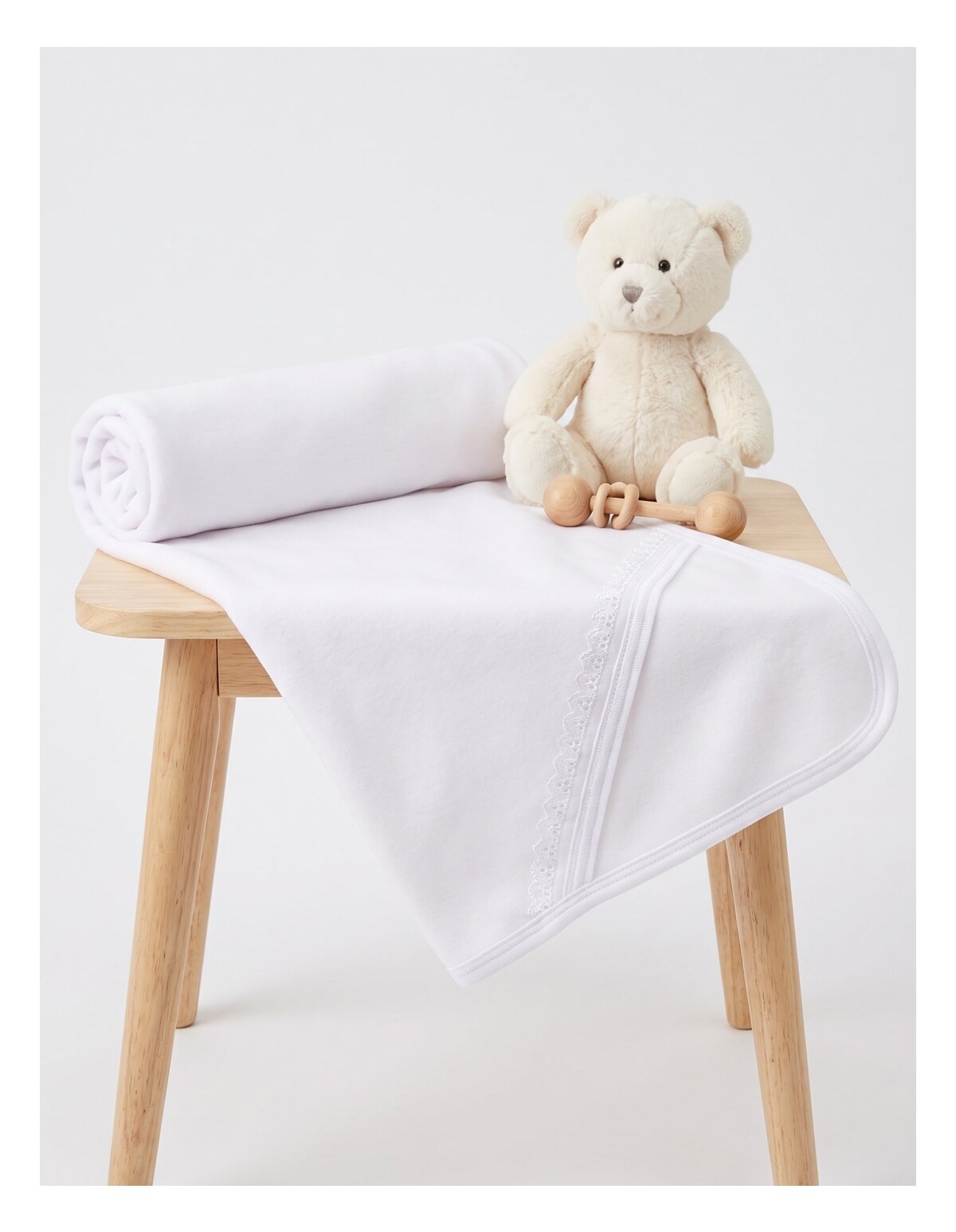 Pled polar alb pentru copii MiniKids A1816