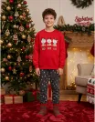 Bluzita Craciun Ho Ho Ho Reni rosu picture - 1