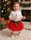 Compleu A Very Merry Christmas alb-rosu picture - 1