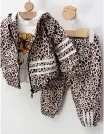 Compleu Two Leopard Cub, crem-negru picture - 3