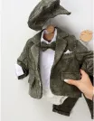 Costumas elegant Simon, cu verde picture - 4