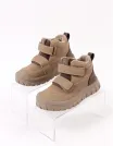 Ghete captusite copii Apawwa-velcro, maro picture - 1