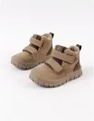 Ghete captusite copii Apawwa-velcro, maro picture - 2