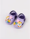 Papuci spuma usori Jibbtz Duck, mov picture - 2