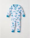 Pijama bbc ML Romania Dino turcoaz picture - 1